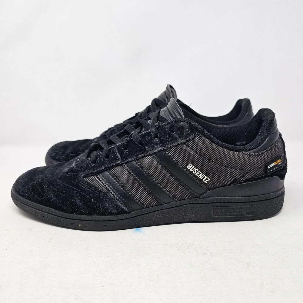 Adidas Busenitz CORDURA Shoes Mens Size 13.5 Black Suede Skate Sneakers DB3125